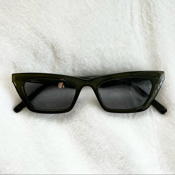 Accessories Olive Green Cat Eye Sunglasses Poshmark